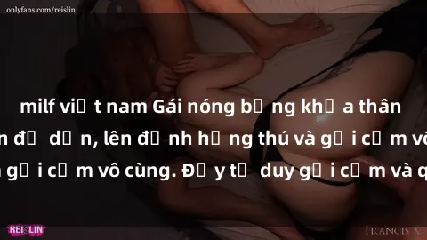 milf việt nam Gái nóng bỏng khỏa thân khiến mọi ánh nhìn đổ dồn, lên đỉnh hứng thú và gợi cảm vô cùng. Đầy tư duy gợi cảm và quyến rũ.